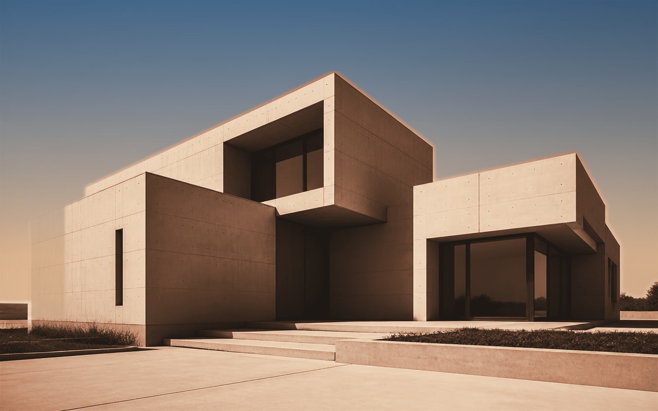 Rzeźbiarska, geometryczna forma architektoniczna
