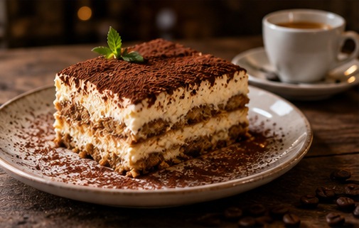 Domowe tiramisu i espresso